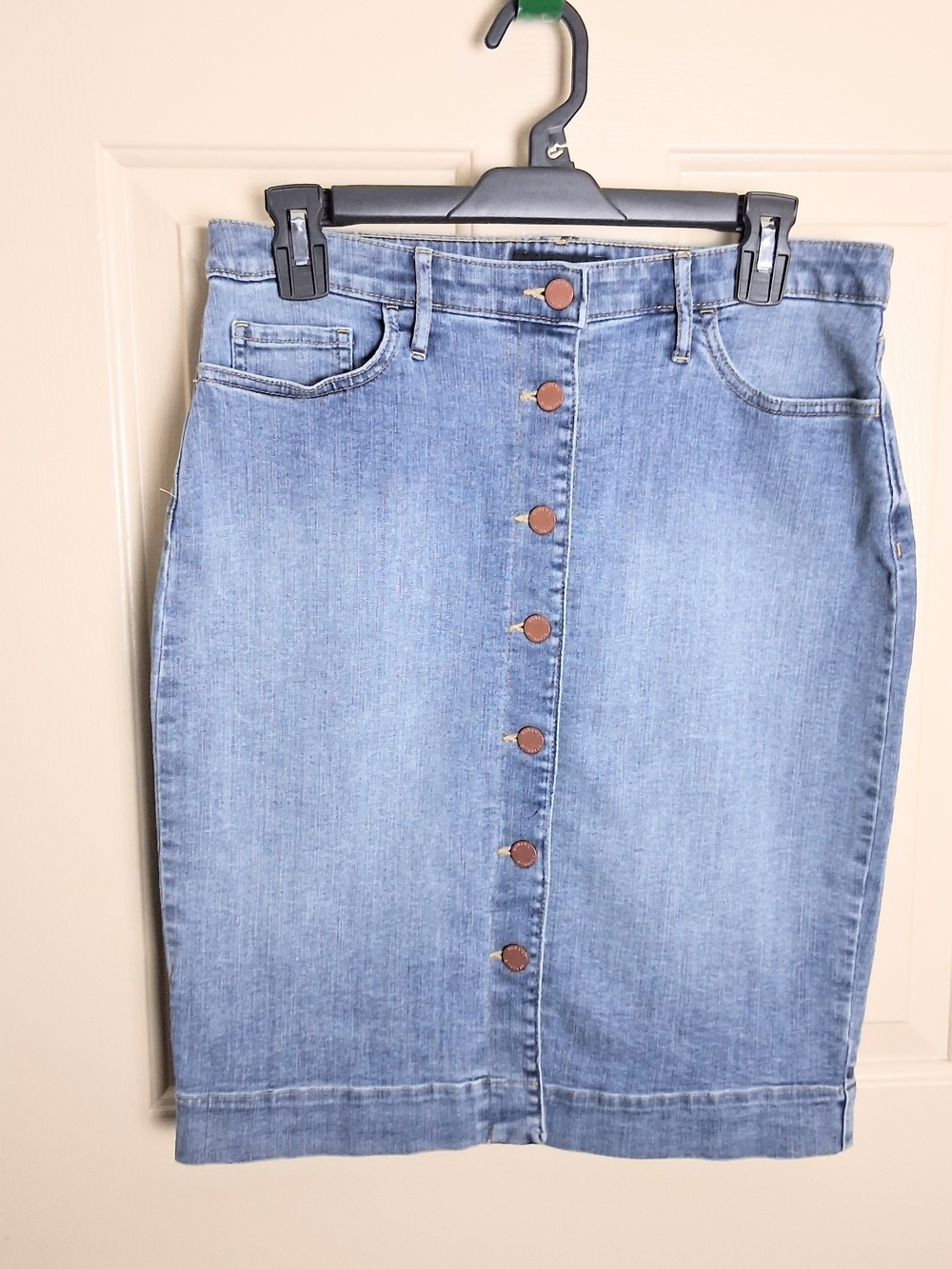 Banana Republic Women Button Down Denim Mini Skirt Size 4